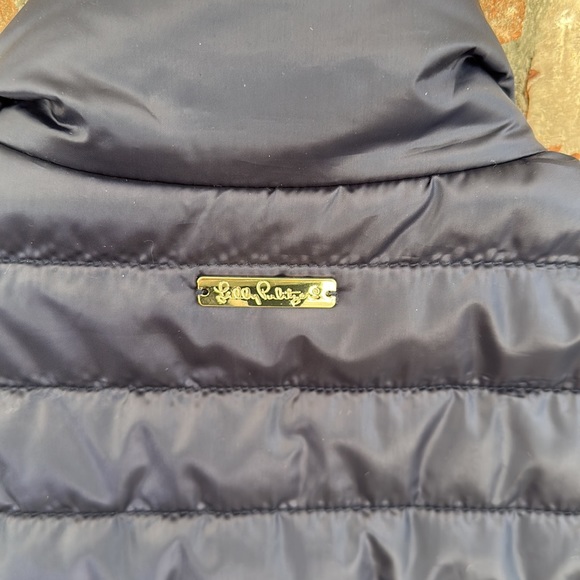 Navy Lilly Pulitzer Elyn Puffer Vest XXS - Picture 9 of 9
